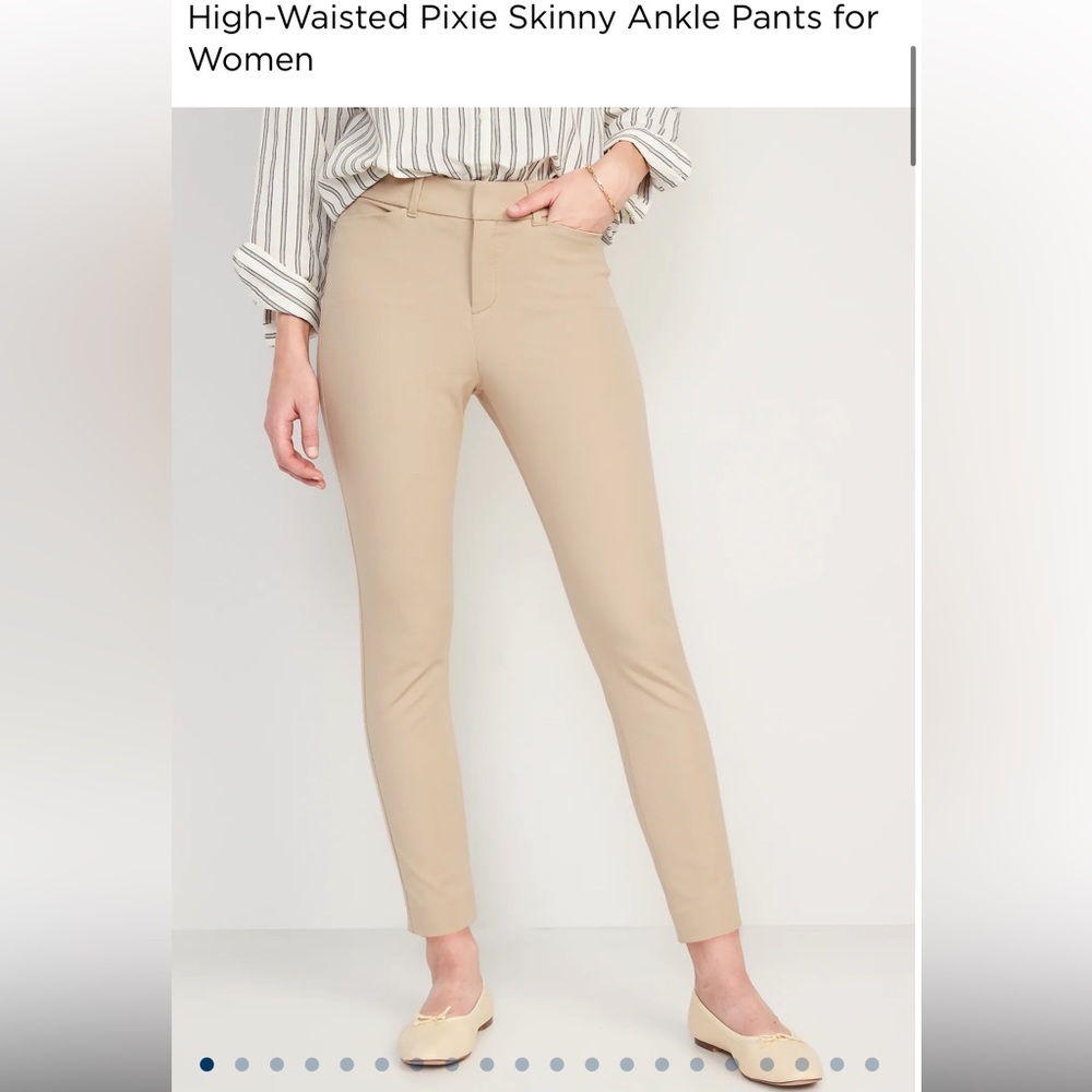 Old navy high rise pixie ankle pants